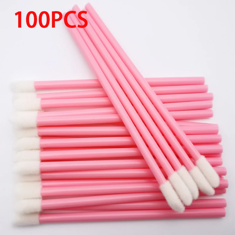 Micro Brush Applicator - Disposable Lip Brush 100Pcs Eyelash Extension
