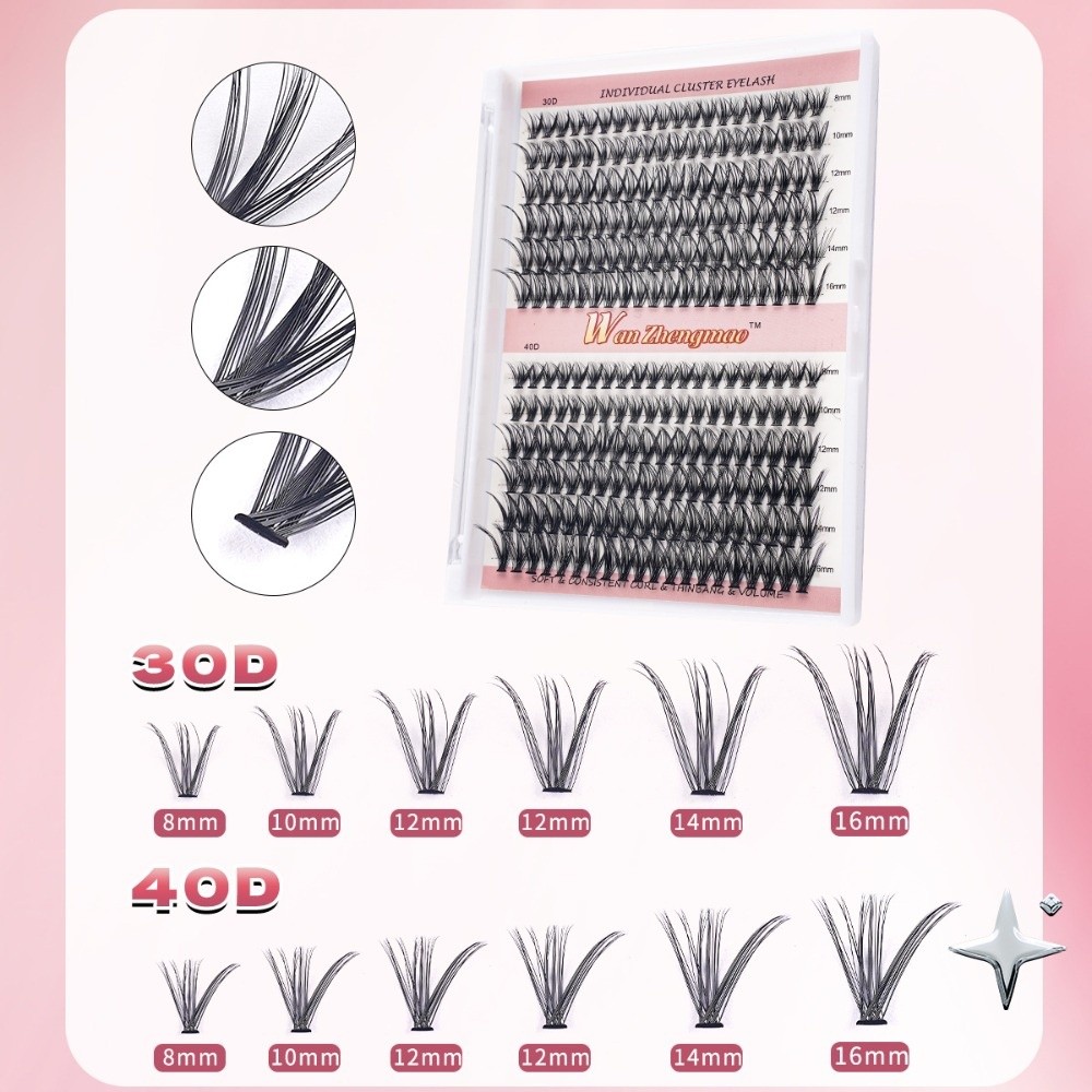 Faux Mink Lash - 8-16mm Length False Eyelashes Natural Look