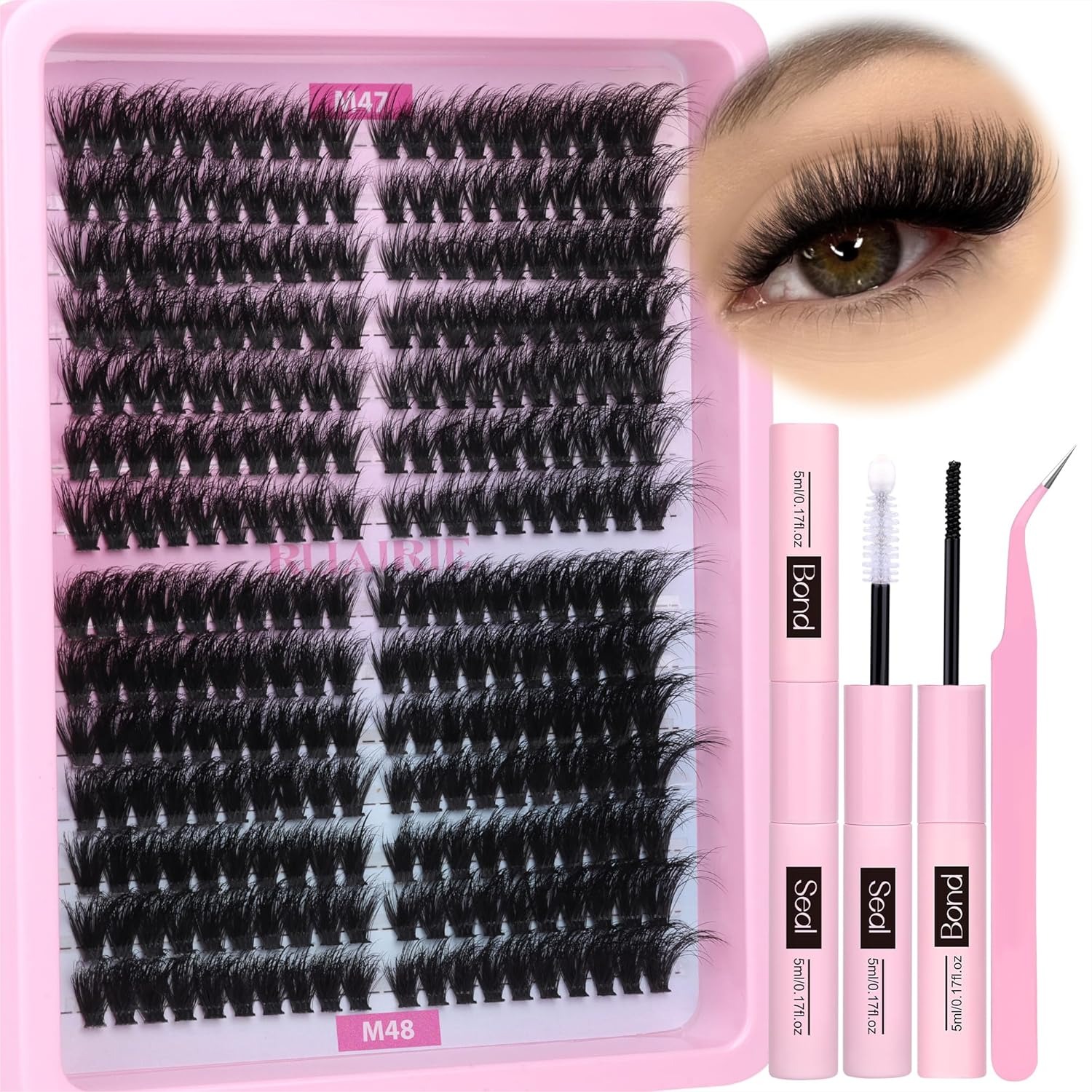 Eyelash Extension Images Free - Lash Extension Kit Full Lash Clusters