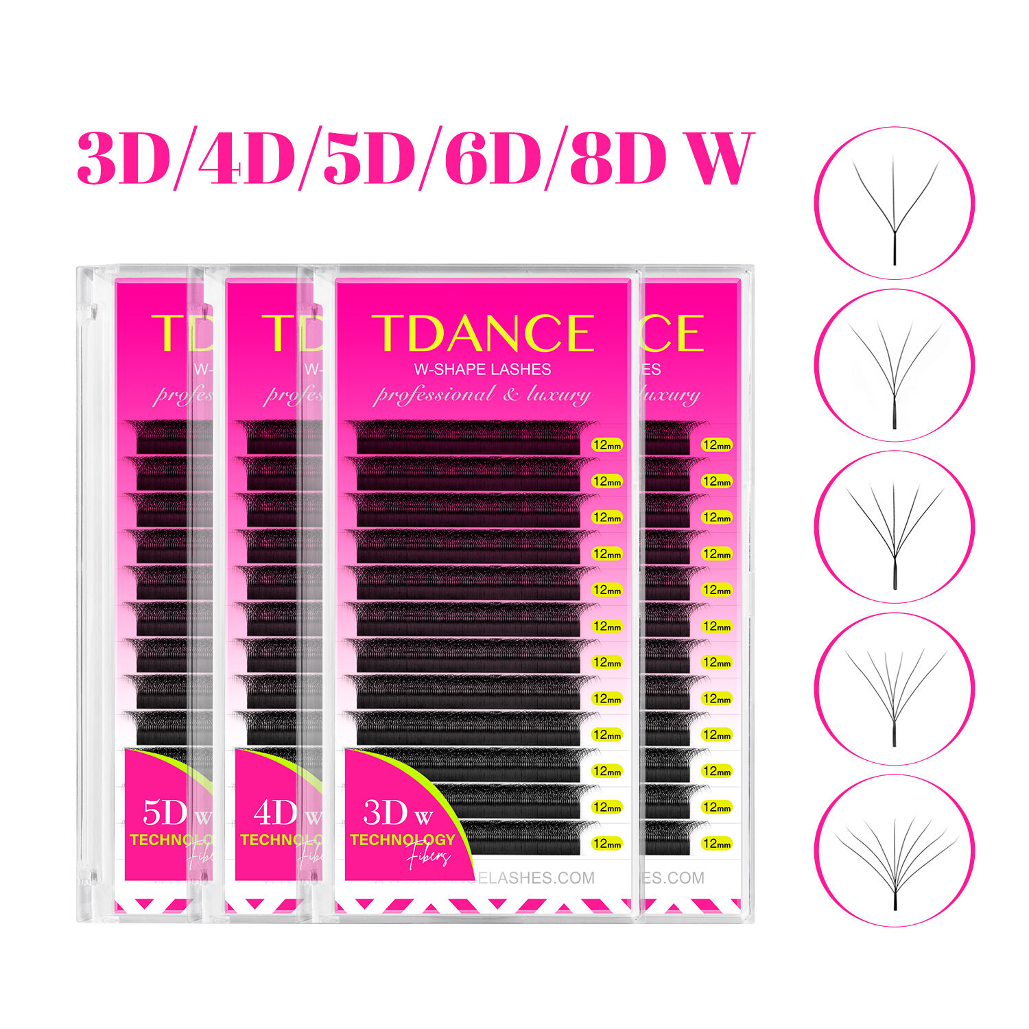 Faux Mink Lash - TDANCE 3D 4D 5D 6D Premade
