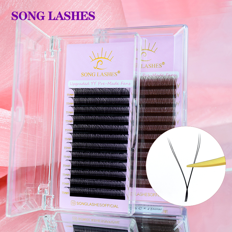 Eyelash Extension C Curl - SONG LASHES New Premade Fans YY