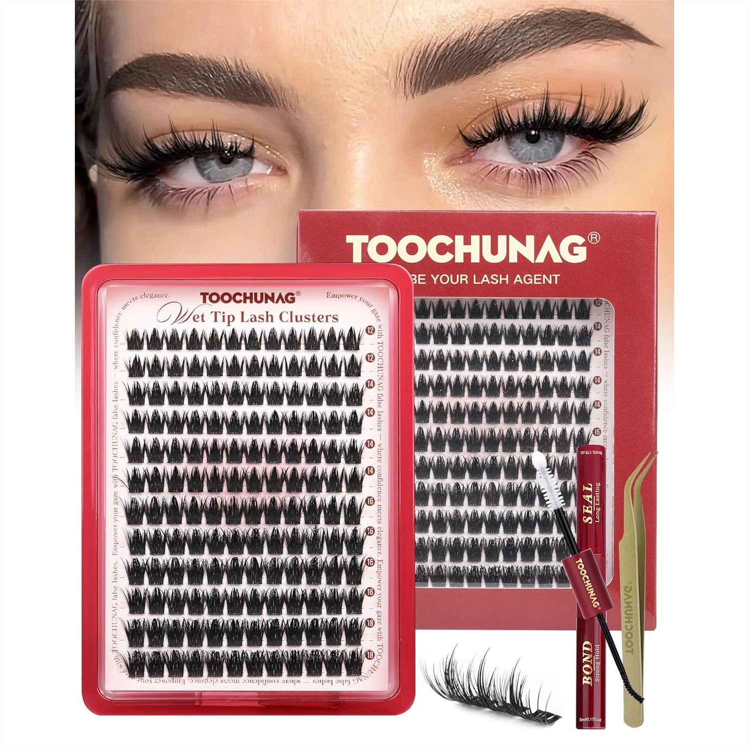Eyelash Extension Images Free - Lash Clusters Kit 12-18mm Manga Eyelashes