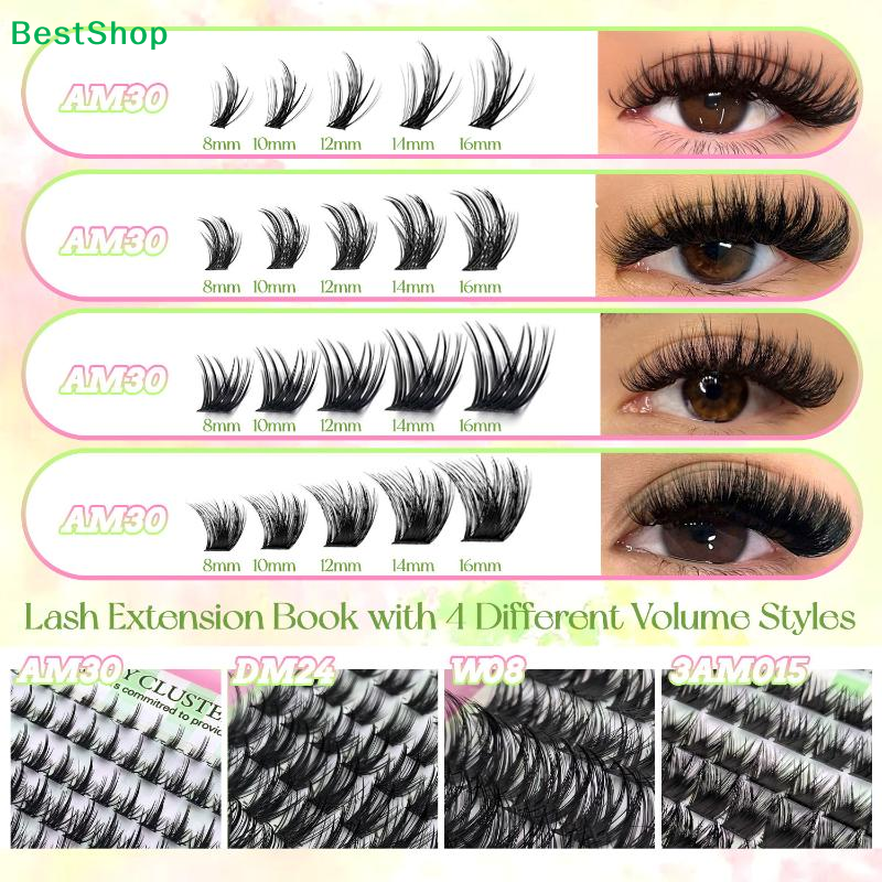 Faux Mink Lash - ✂640 Clusters 8-16mm Length False Eyelashes