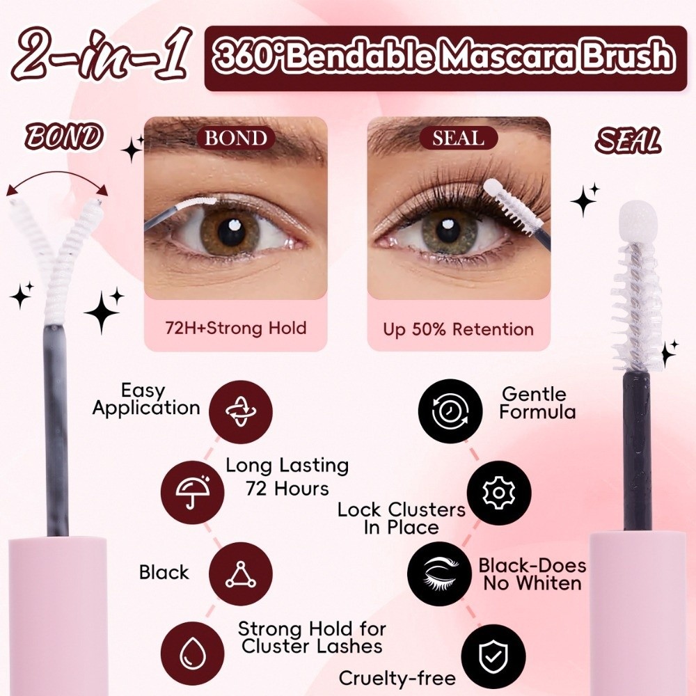 Faux Mink Lash - 8-18mm Length False Eyelashes Natural Look