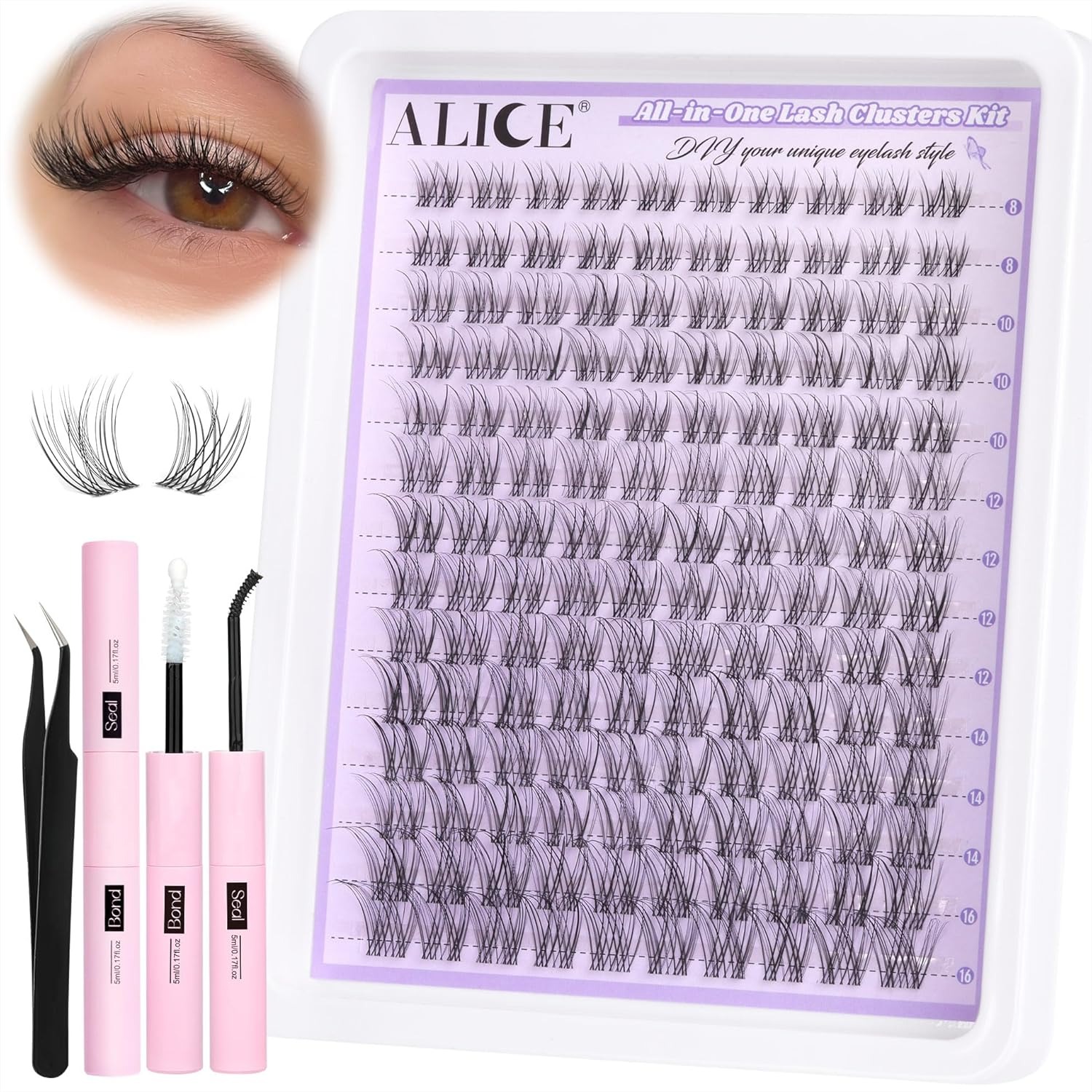 Eyelash Extension Images Free - Lash Clusters Kit Natural Wispy Cluster