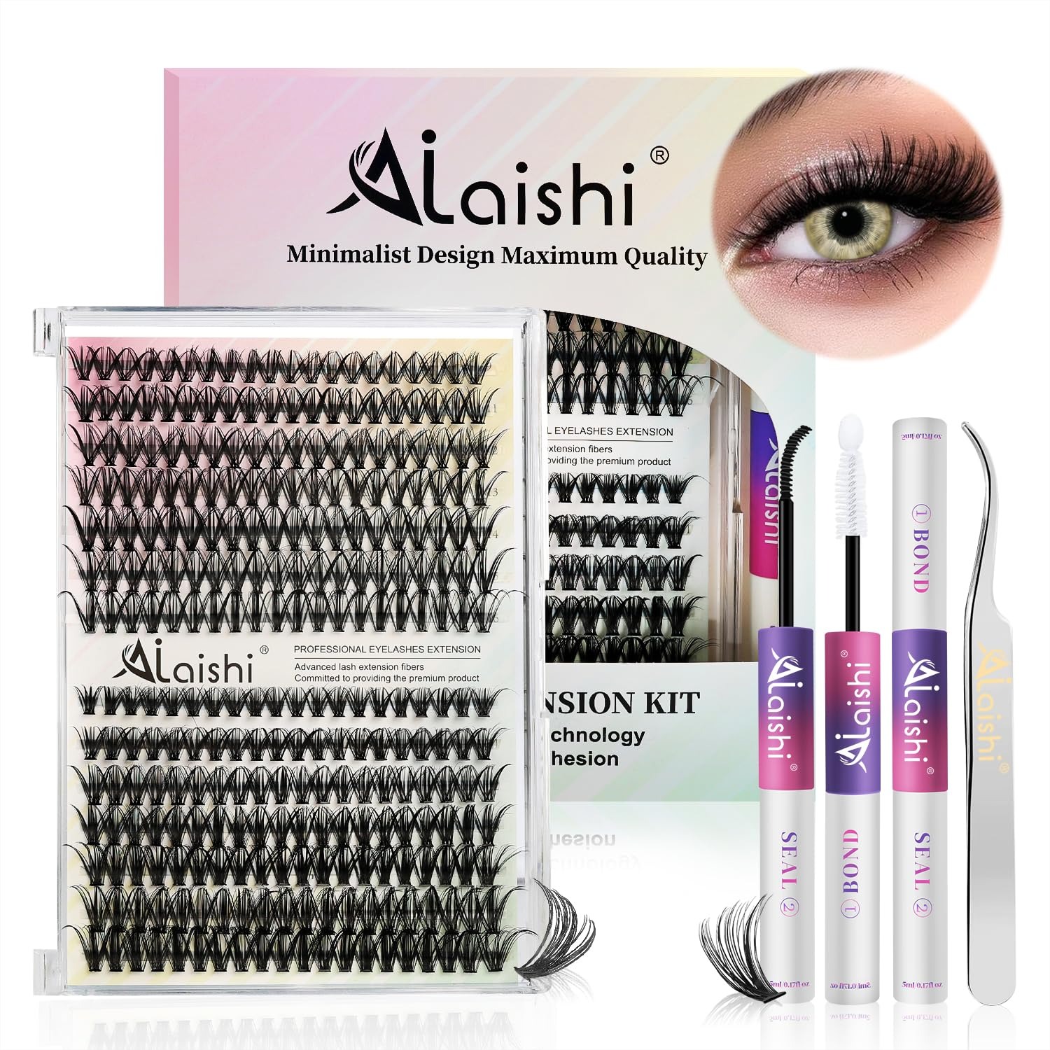 Eyelash Extension Images Free - Lash Clusters Kit, DIY Cluster Eyelash
