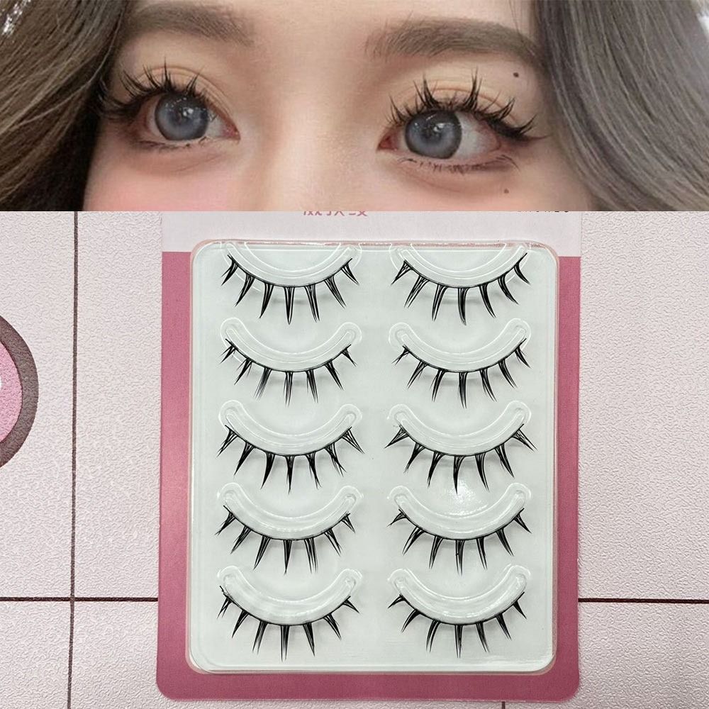 Faux Mink Lash - 5 Pairs Pack Japanese Cosplay False
