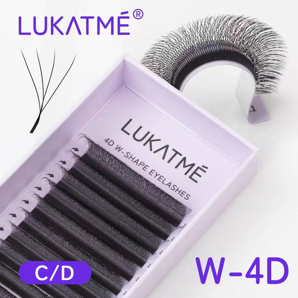 Eyelash Extension C Curl - LUKATME 4D W Lashes C/D Curl