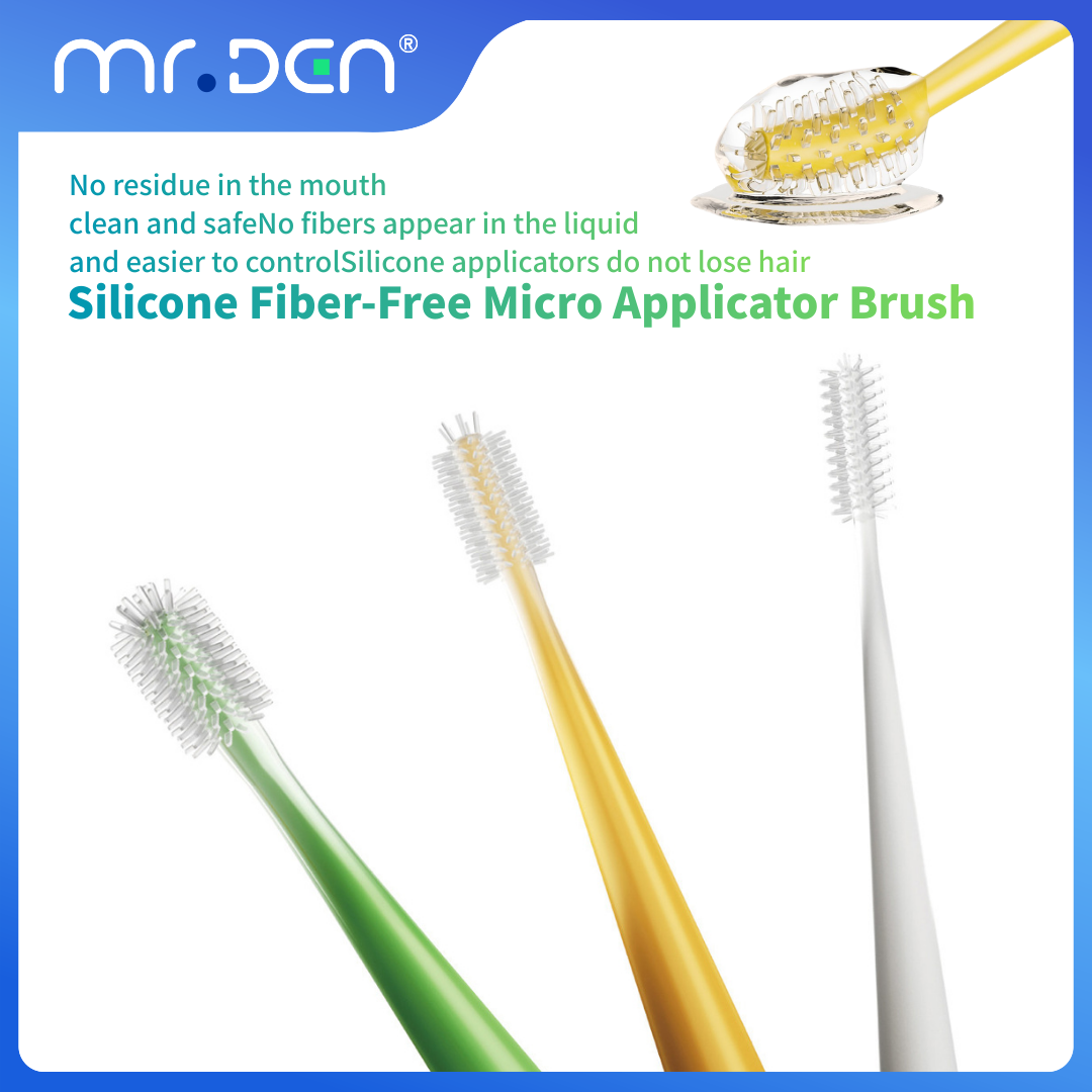 Micro Brush Applicator - 100pcs/Box Dental Disposable Silicone Micro Applicators