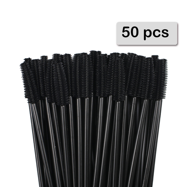 Micro Brush Applicator - 50pcs Silicone Mascara Wands Applicator Disposable
