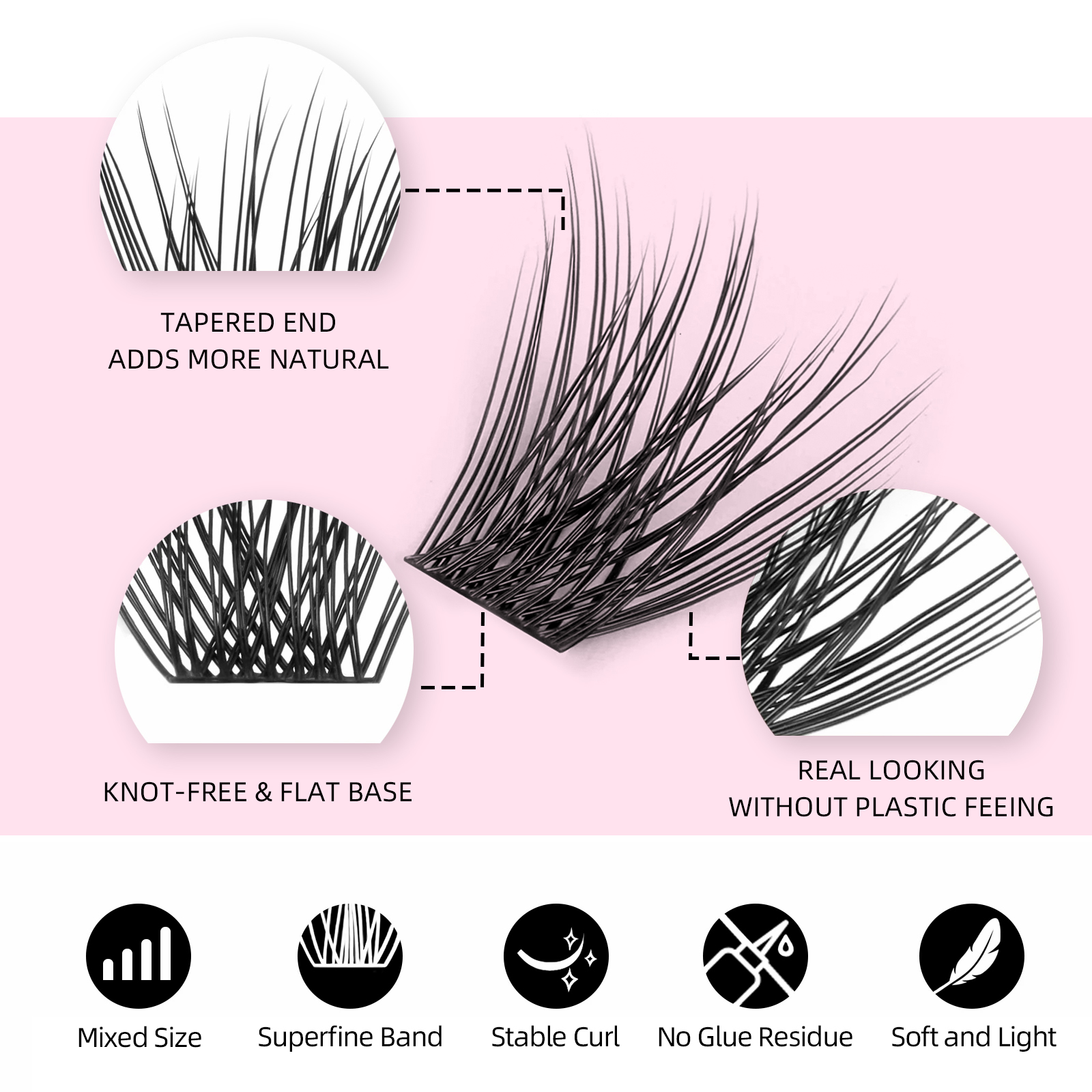 YUANZHIJIE DIY Eyelashes Exten - Eyelash Extension C Curl recension och pris