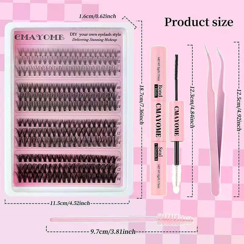 Wispy Lash Extension Kit C Cur - Eyelash Extension C Curl recension och pris