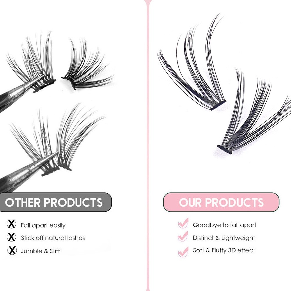 8-16mm Length False Eyelashes  - Faux Mink Lash recension och pris