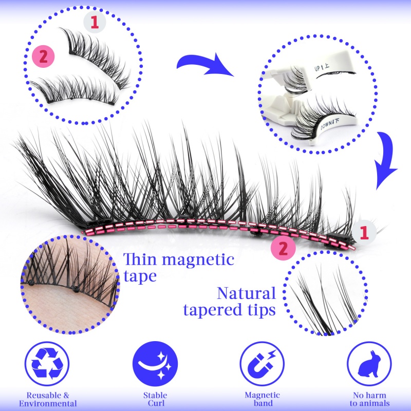 Magnetic Eyelash 1 Pair Natura - Faux Mink Lash recension och pris