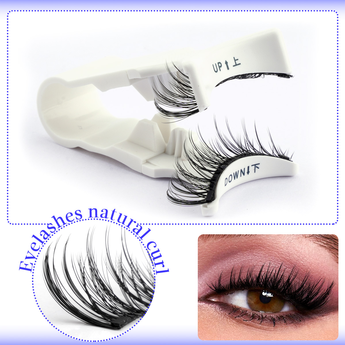 Magnetic Eyelash 1 Pair Natura - Faux Mink Lash recension och pris