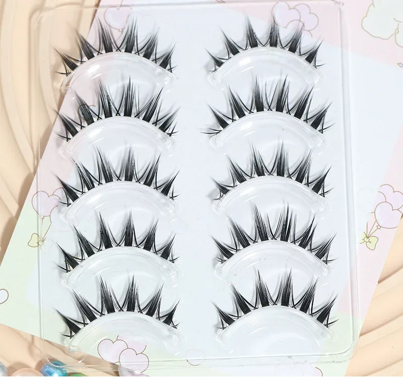 5-pair Manga Eye A Shaped Fals - Eyelash Extension Douyin recension och pris
