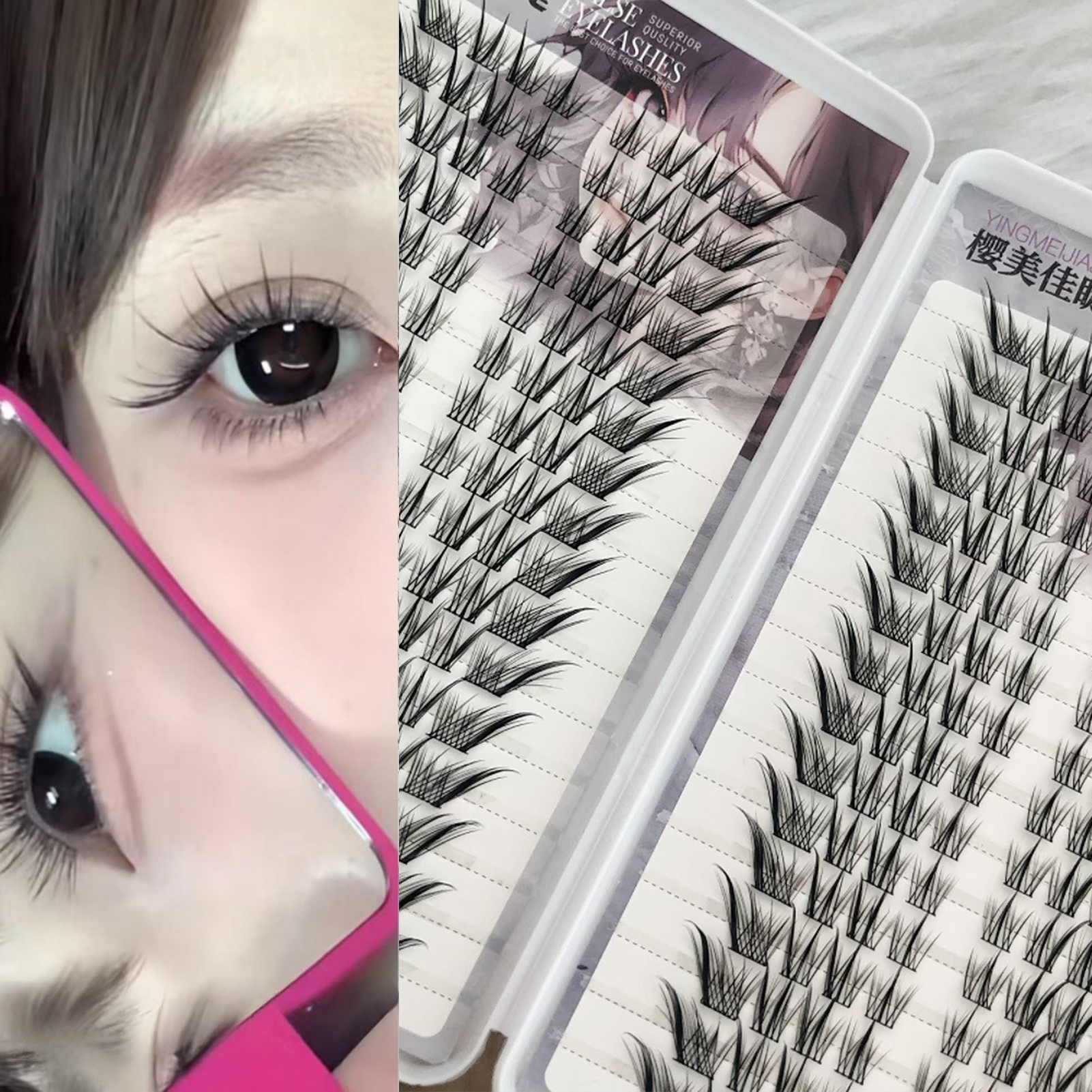 Charming Foxes Eye Lashes Clus - Eyelash Extension In Chinese recension och pris