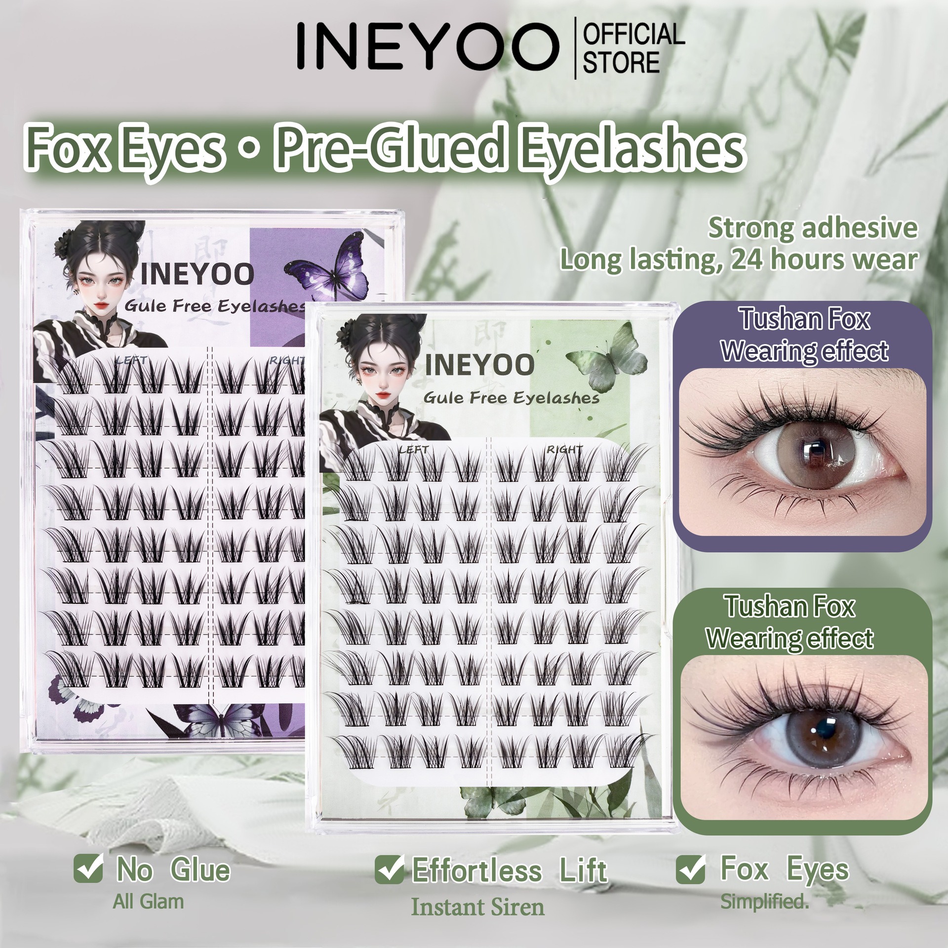 Segmented False Eyelashes Blac - Eyelash Extension In Chinese recension och pris