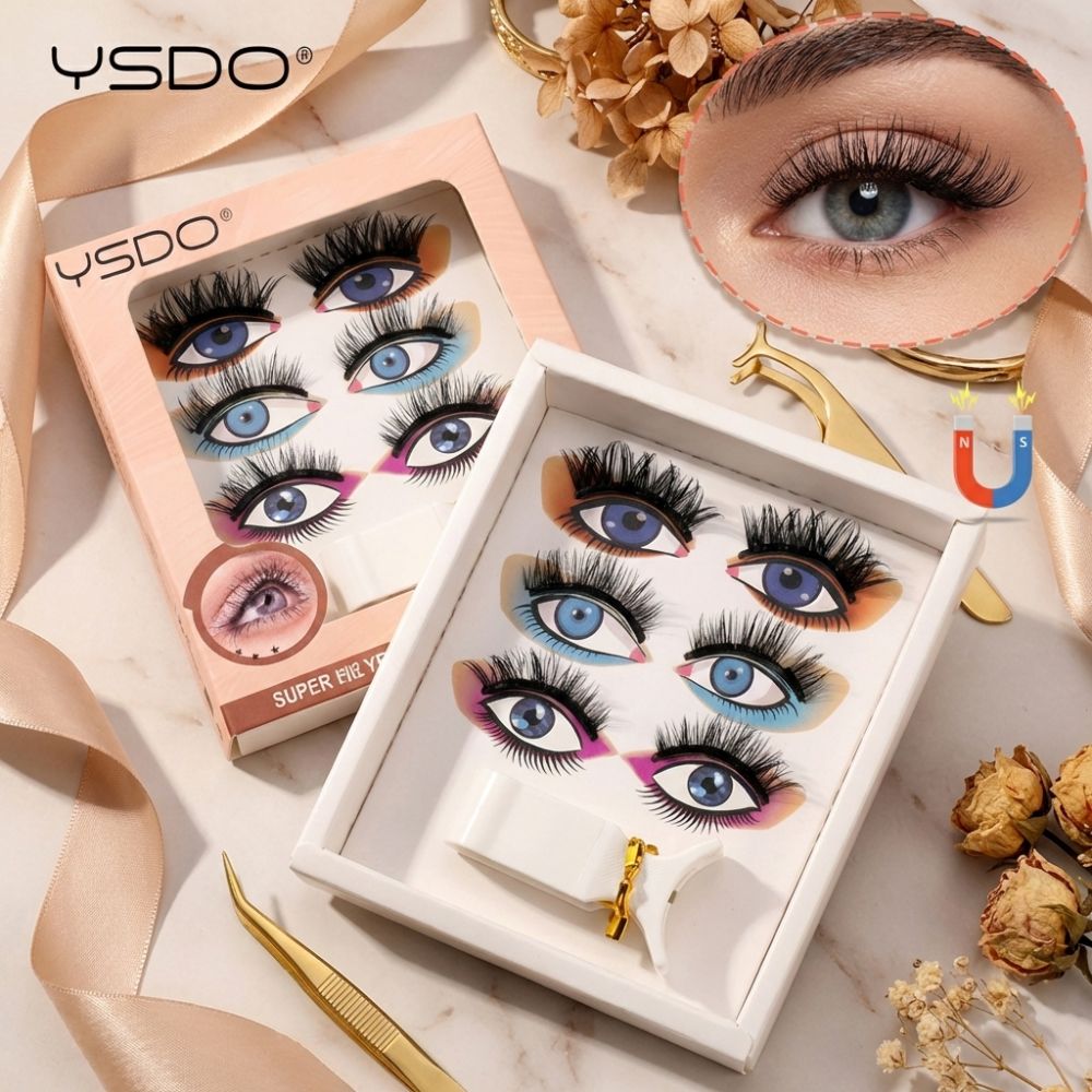 3 Pairs New YSDO Magnetic Lash - Faux Mink Lash recension och pris