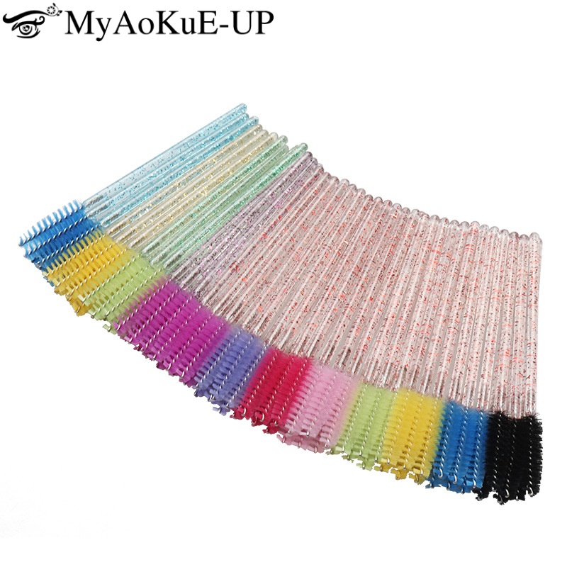 100/200pcs Crystal Eyelash Mak - Micro Brush Applicator recension och pris