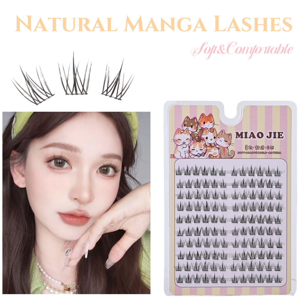 MIAOJIE Sunflower False Eyelas - Eyelash Extension In Chinese recension och pris
