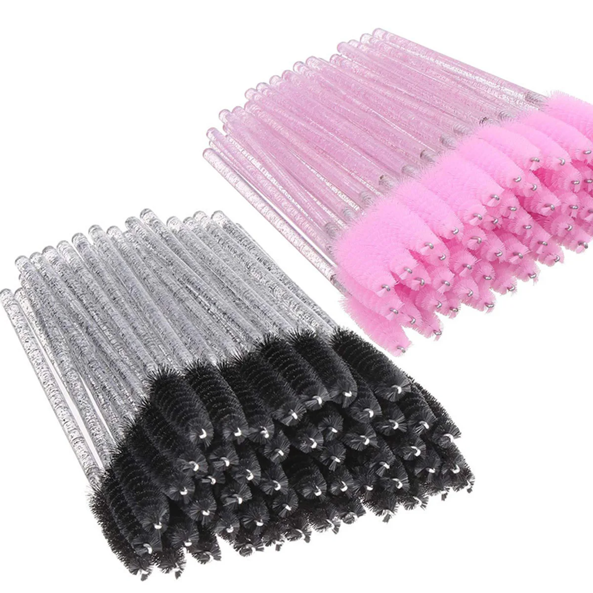 50pcs Eyelash Brushes Mascara  - Micro Brush Applicator recension och pris