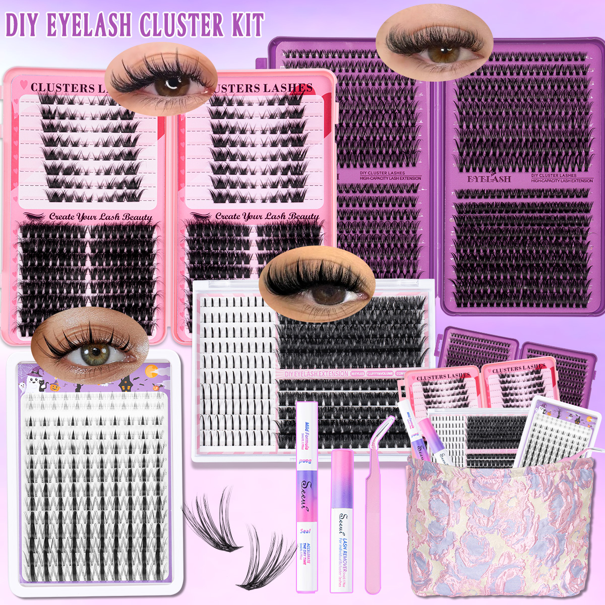 DIY Cluster Lashes Kit Individ - Faux Mink Lash recension och pris