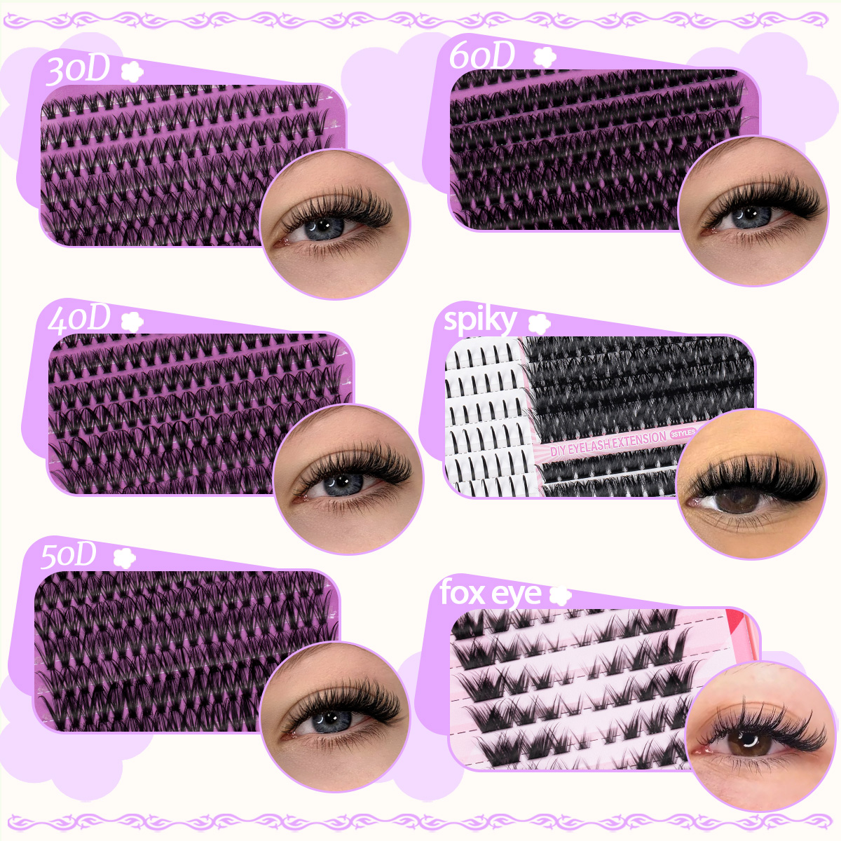 DIY Cluster Lashes Kit Individ - Faux Mink Lash recension och pris
