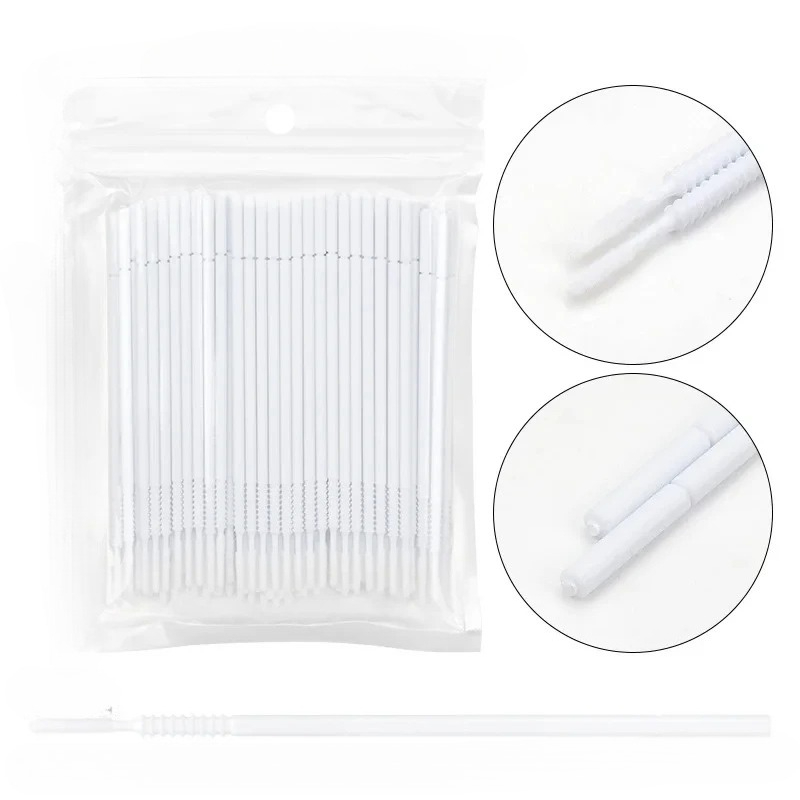 100 Pcs Eyelash Extension Make - Micro Brush Applicator recension och pris