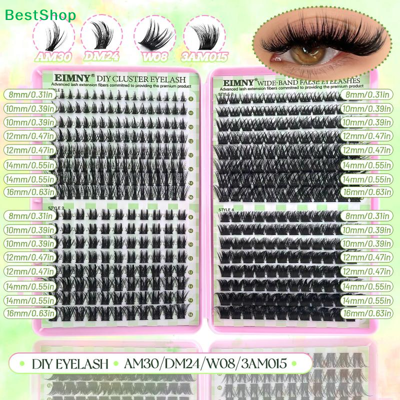 ✂640 Clusters 8-16mm Length Fa - Faux Mink Lash recension och pris