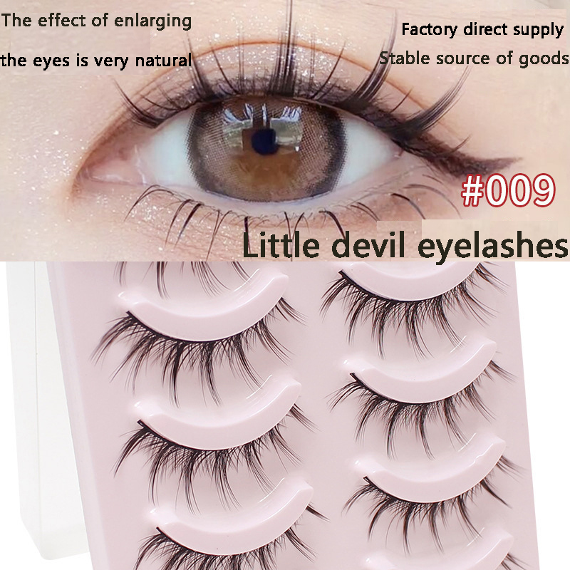Lashes 5 Pairs Faux Lashes Chi - Eyelash Extension In Chinese recension och pris