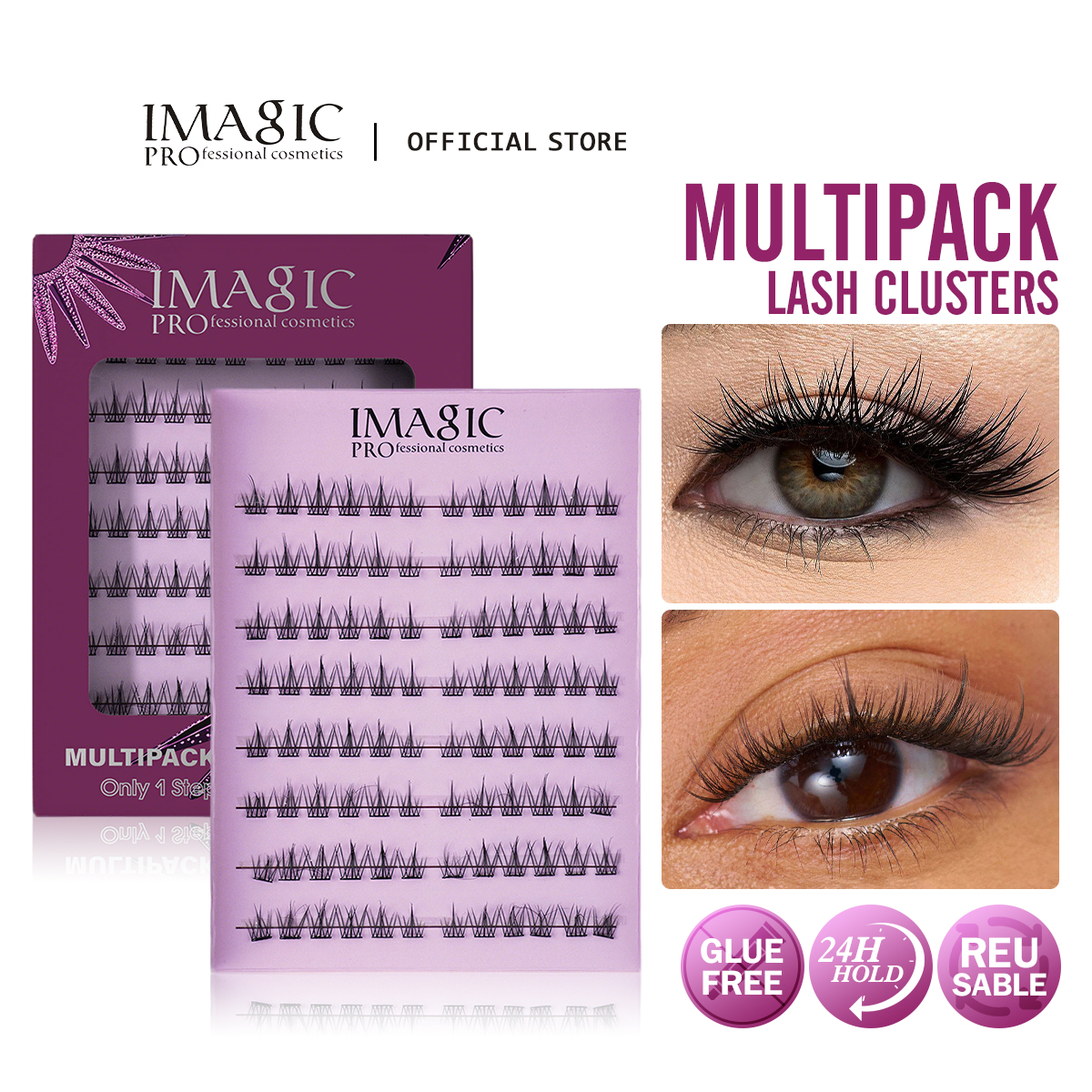 IMAGIC Multipack Lash Clusters - Eyelash Extension Images Free recension och pris