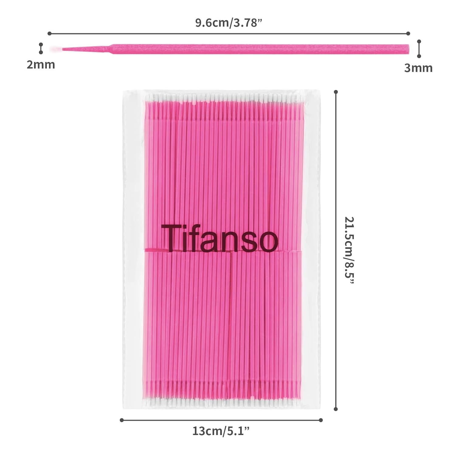 400PCS Micro Cotton Swabs, Dis - Eyelash Extension Images Free recension och pris