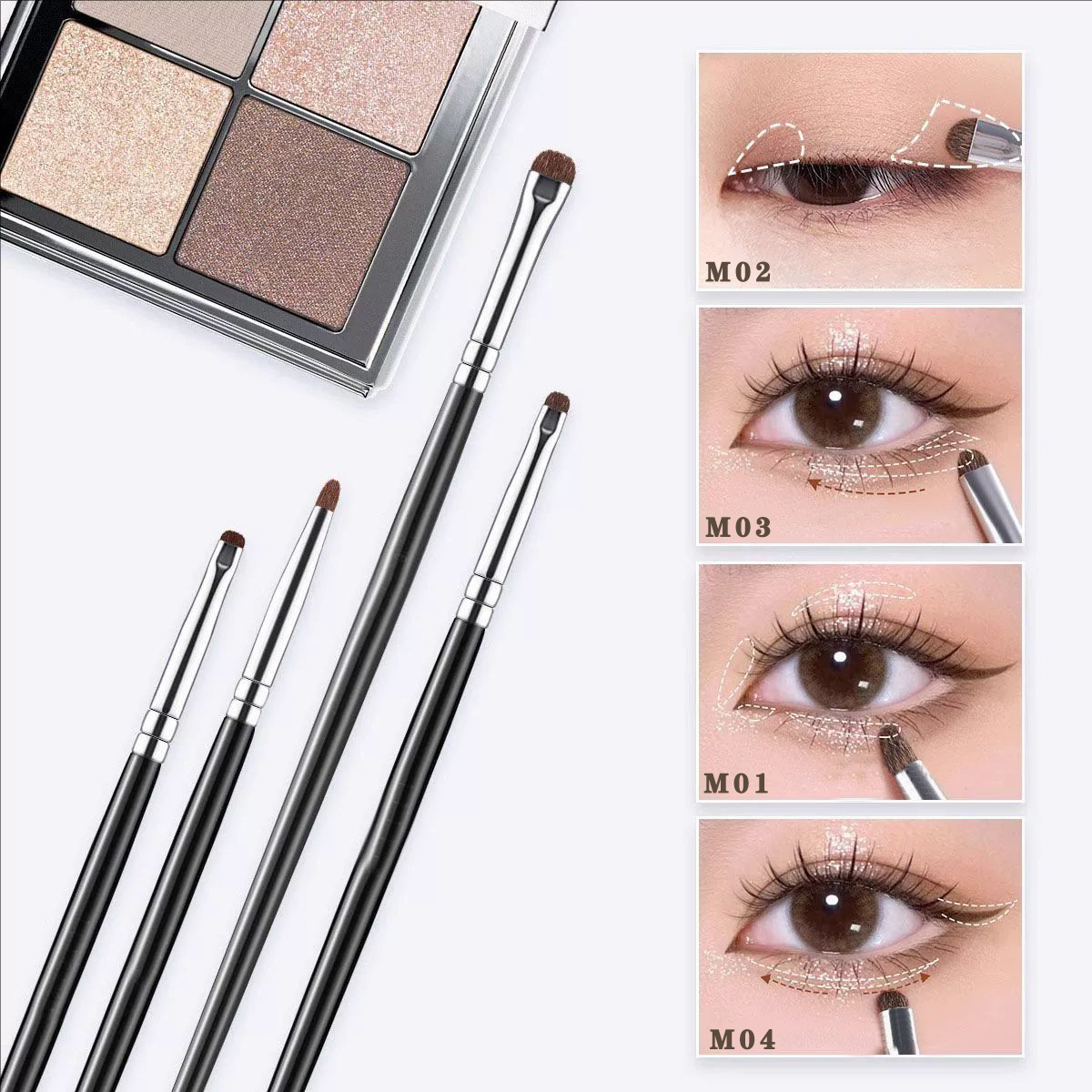 Horse Hair Eye Detail Makeup B - Micro Brush Applicator recension och pris