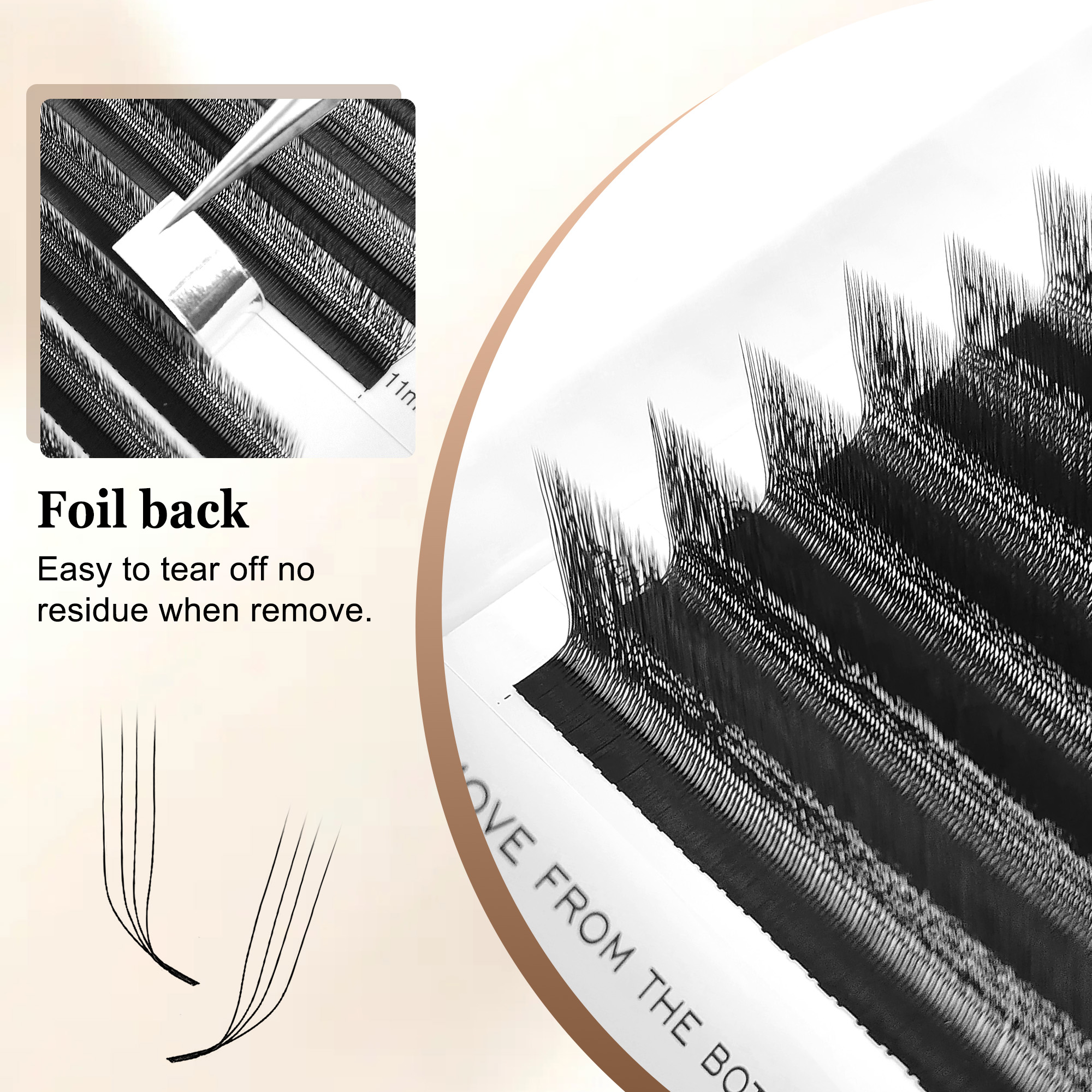CoMango 3D 4D 5D U Shaped LU C - Eyelash Extension C Curl recension och pris