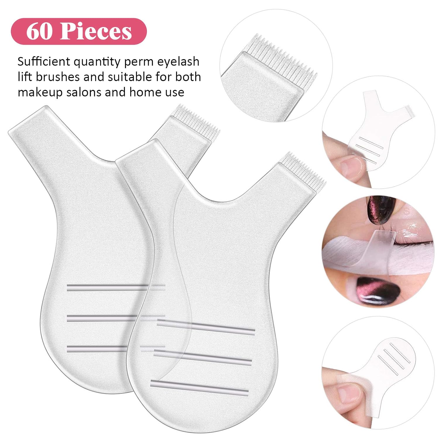 60 Pcs Y Shape Eyelash Lift Br - Eyelash Extension Images Free recension och pris