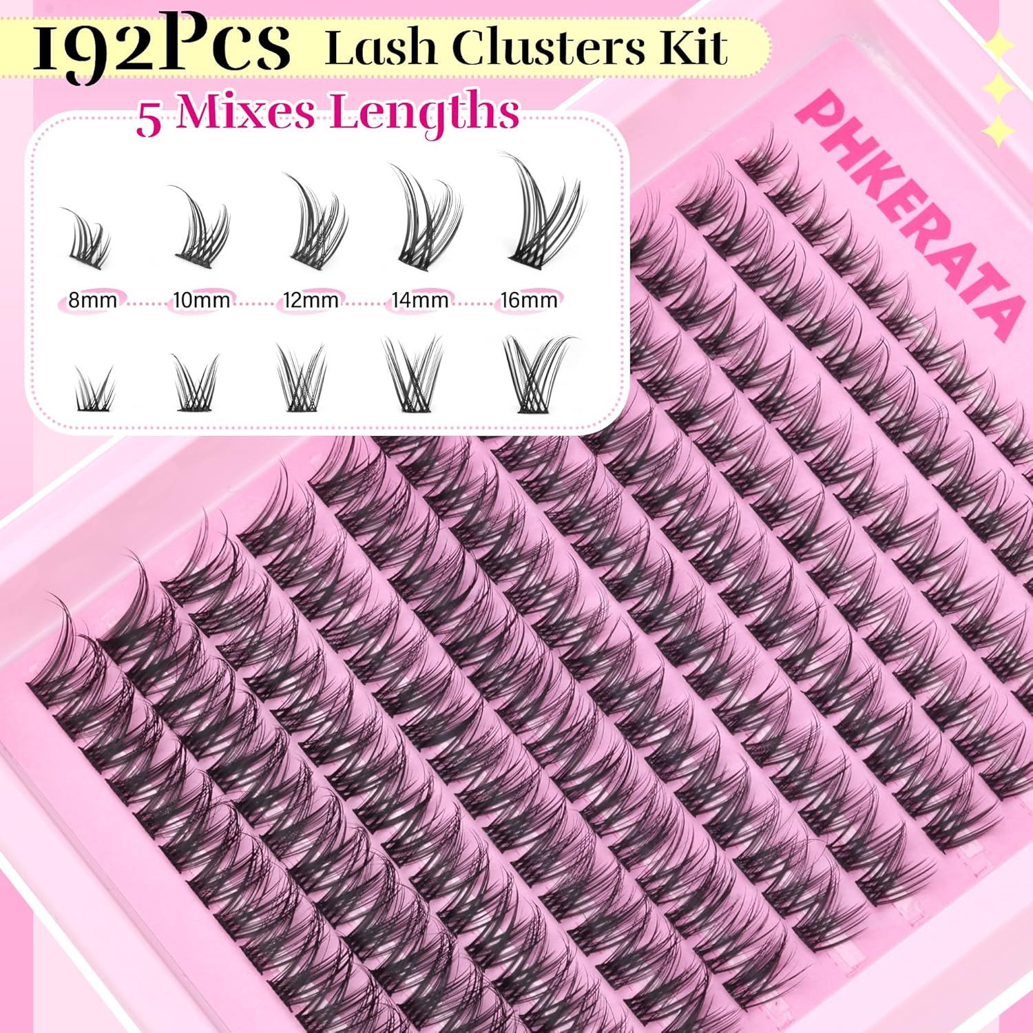 Wispy Lash Clusters Kit 192 Pc - Eyelash Extension Images Free recension och pris
