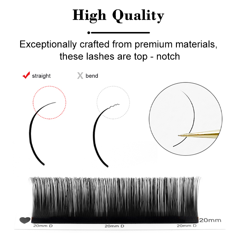 Winky Beauty Custom Your Logo  - Eyelash Extension C Curl recension och pris