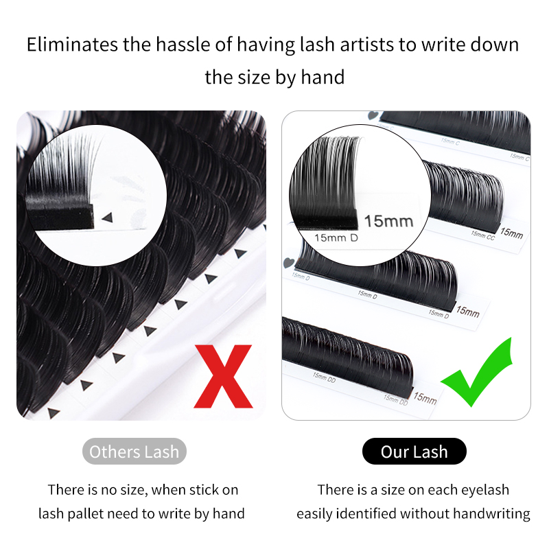 Winky Beauty Custom Your Logo  - Eyelash Extension C Curl recension och pris
