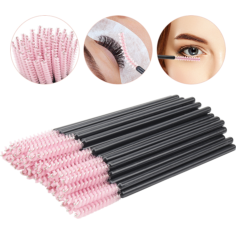 50pcs Disposable Eyelash Brush - Micro Brush Applicator recension och pris