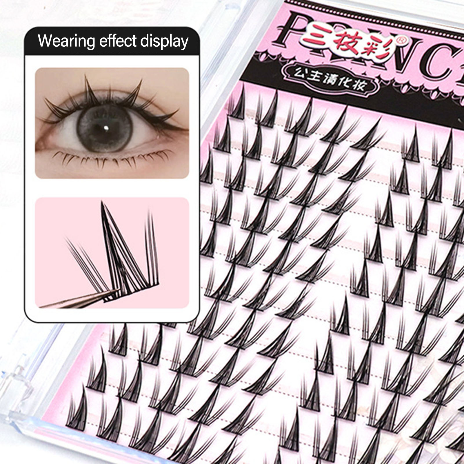 10 Rows Manga Eye A Shaped Fal - Eyelash Extension Douyin recension och pris