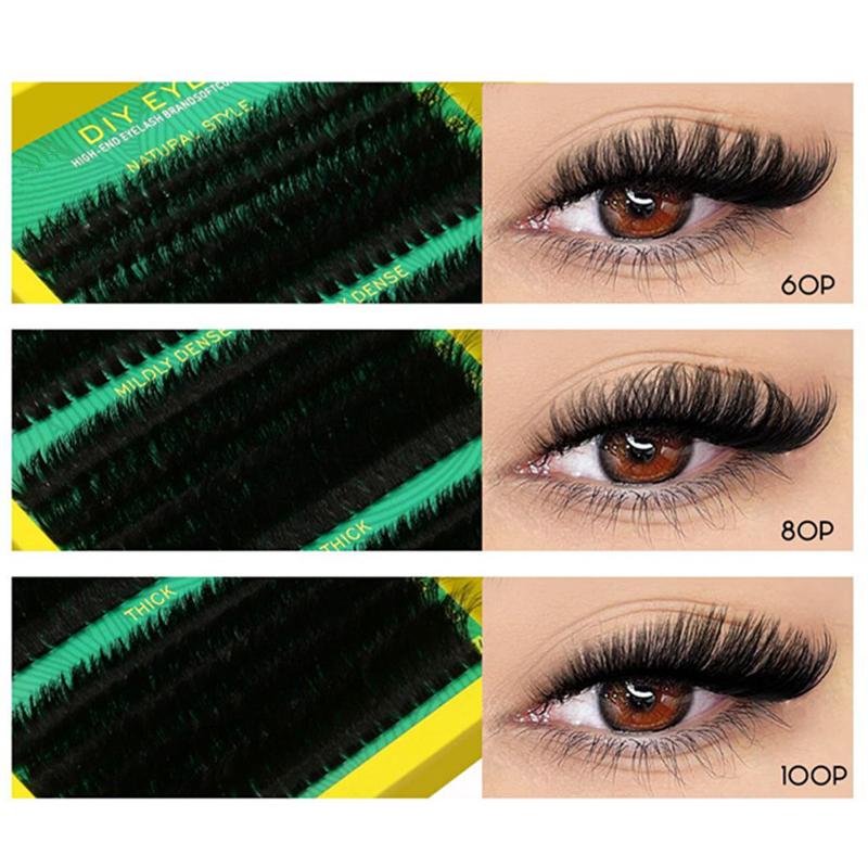 1 Set 3D Faux Mink Cluster Las - Faux Mink Lash recension och pris