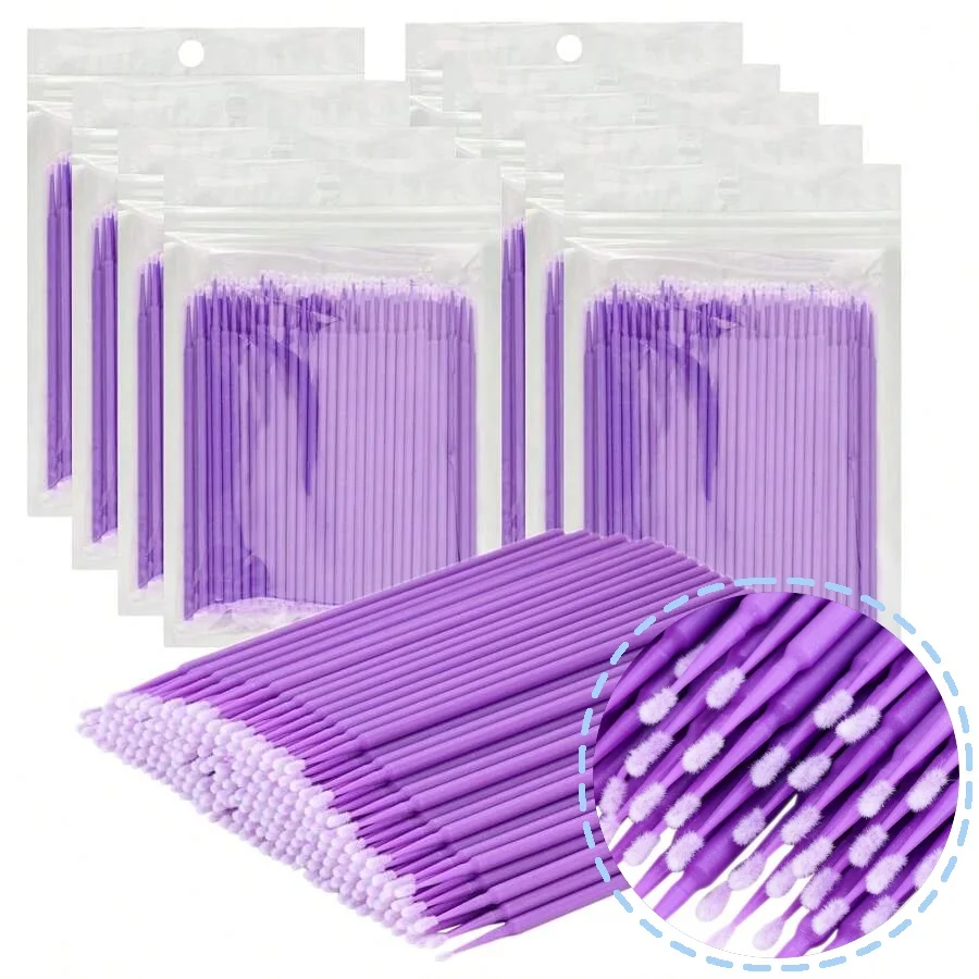100pcs Micro Eyelash Applicato - Micro Brush Applicator recension och pris