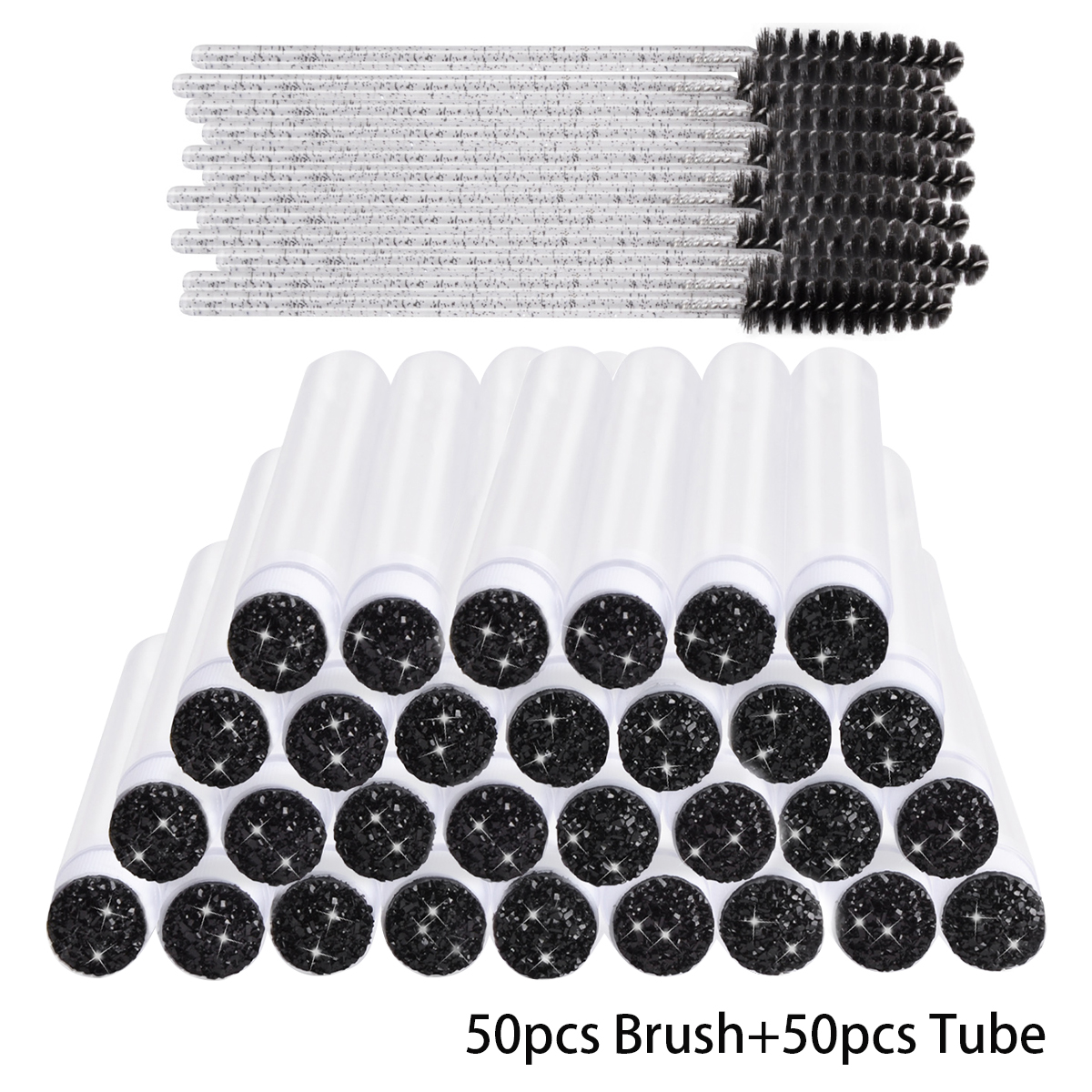 50PCS Dust-Proof Eyelash Brush - Micro Brush Applicator recension och pris