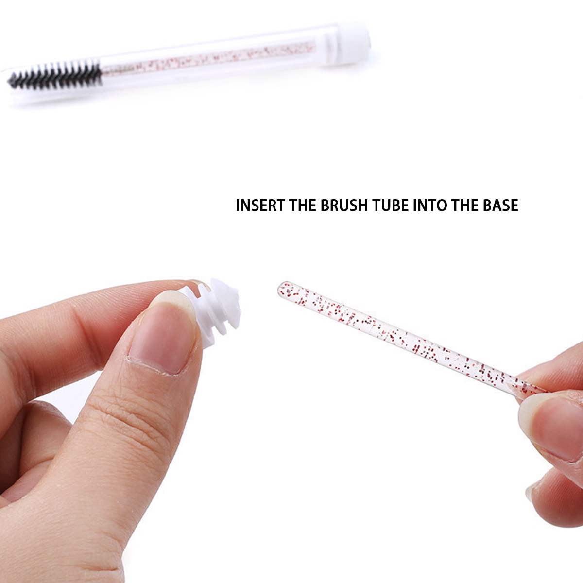 50PCS Dust-Proof Eyelash Brush - Micro Brush Applicator recension och pris