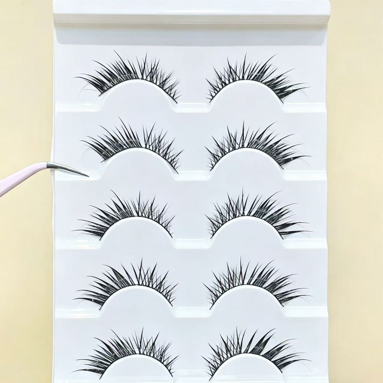 Doudoutian Cute Fox Style Wing - Eyelash Extension Douyin recension och pris