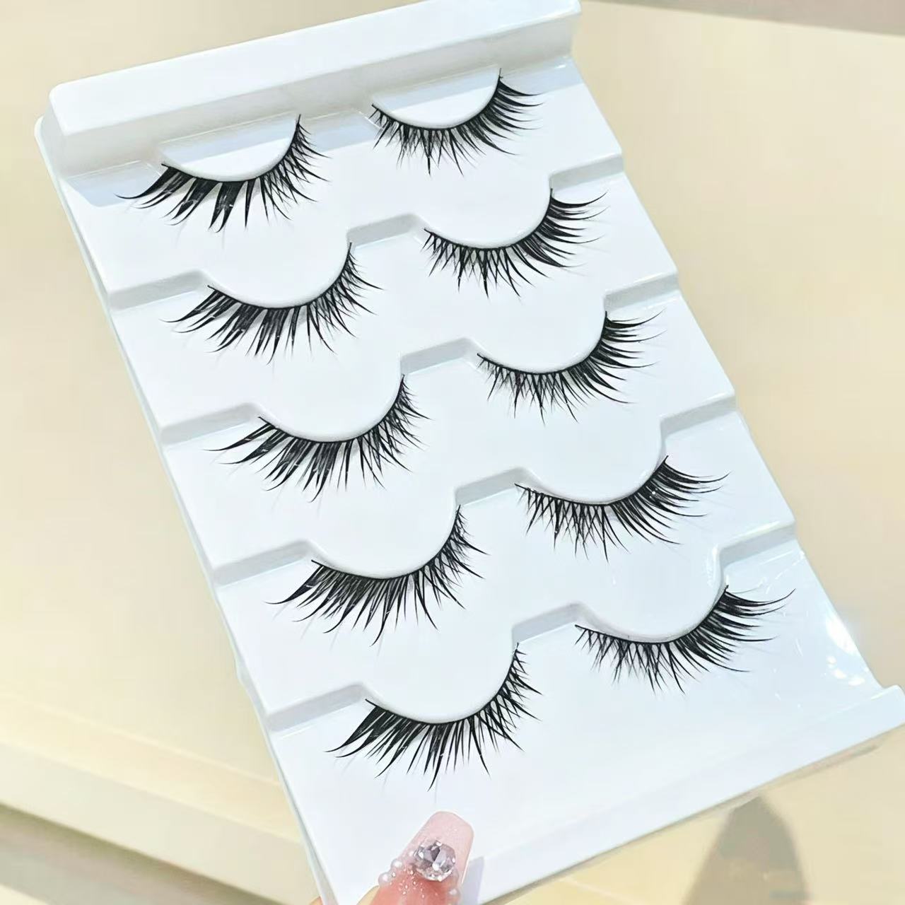 Doudoutian Cute Fox Style Wing - Eyelash Extension Douyin recension och pris