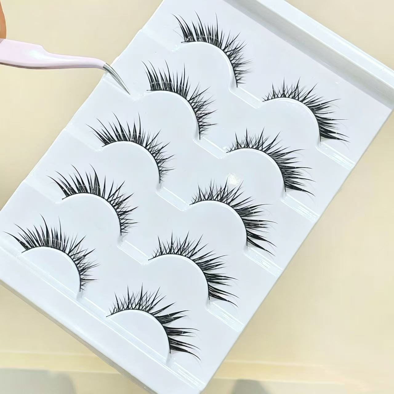 Doudoutian Cute Fox Style Wing - Eyelash Extension Douyin recension och pris