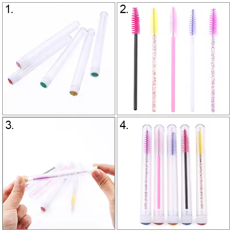 Eyelash Brush Tube With Eyebro - Micro Brush Applicator recension och pris