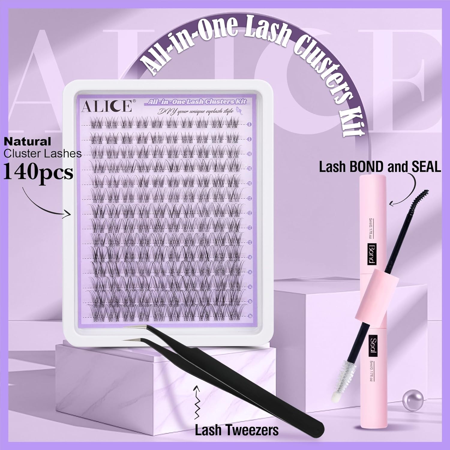 Lash Clusters Kit Natural Wisp - Eyelash Extension Images Free recension och pris